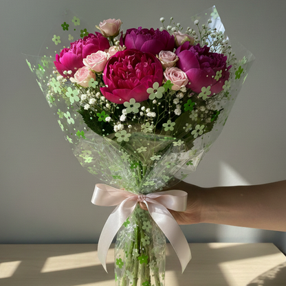 Cellophane Wrap Sheet 50×50cm Large Thicker Clear Cellophane Wrap Gift Plastic Jumbo Basket Sheet for Cookie Packaging, Party Favors, Hampers, Flowers, Crafts & Gift Wrapping