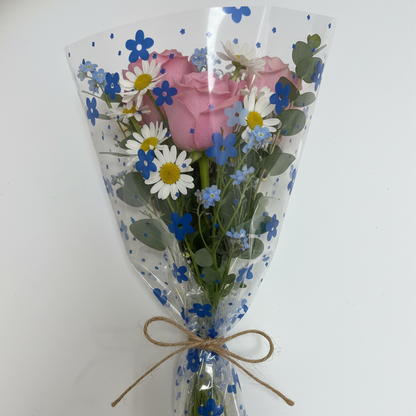 Cellophane Wrap Sheet 50×50cm Large Thicker Clear Cellophane Wrap Gift Plastic Jumbo Basket Sheet for Cookie Packaging, Party Favors, Hampers, Flowers, Crafts & Gift Wrapping