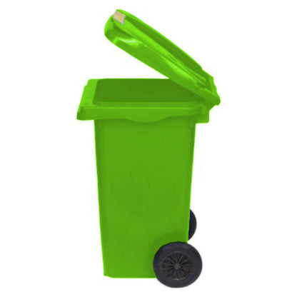 Eco-Friendly Pedal Waste Bin – Light Green - 80L – Recycled Plastic with Foot Pedal - Ethic Solutions -