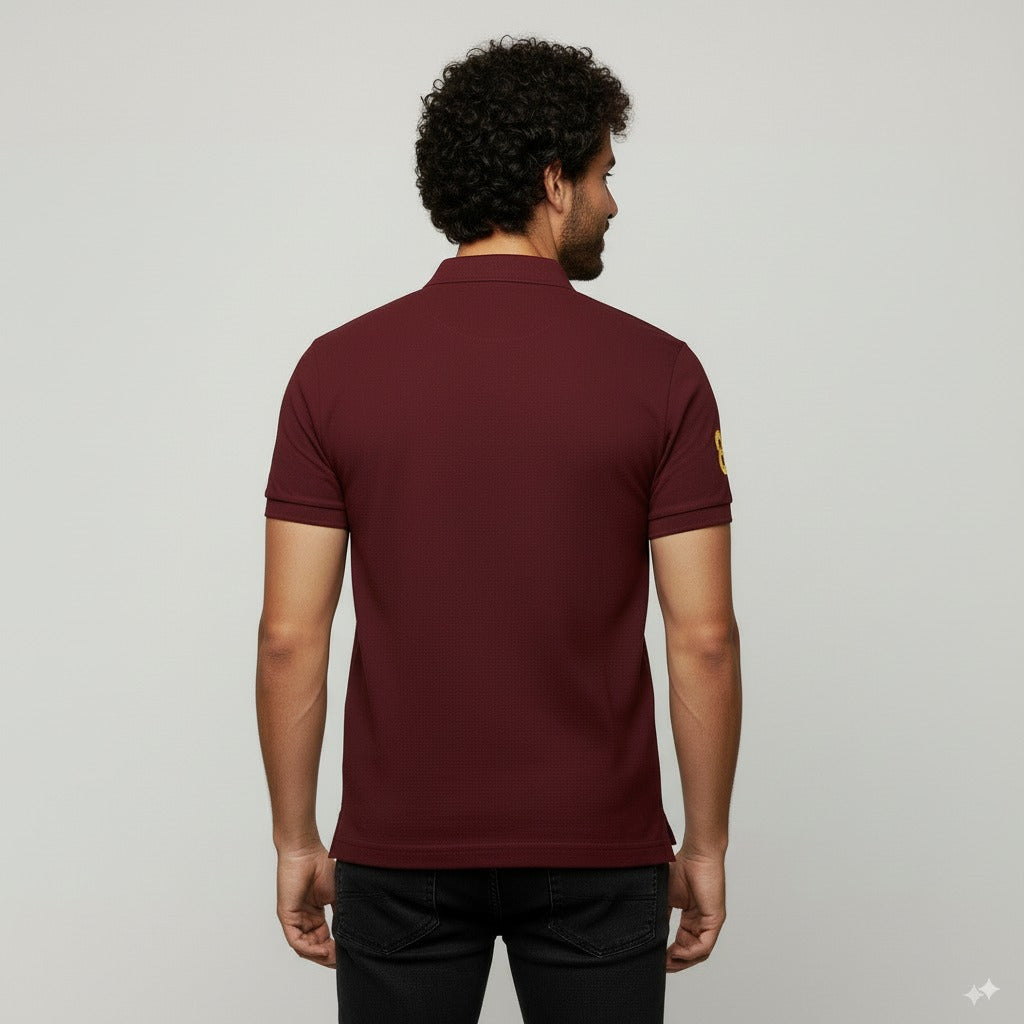 Polo T-Shirt for Men – Premium Cotton Short Sleeve Casual with Embroidered Logo Summer Collar Shirts Button Solid Color