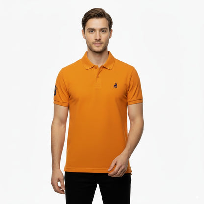 Polo T-Shirt for Men – Premium Cotton Short Sleeve Casual with Embroidered Logo Summer Collar Shirts Button Solid Color
