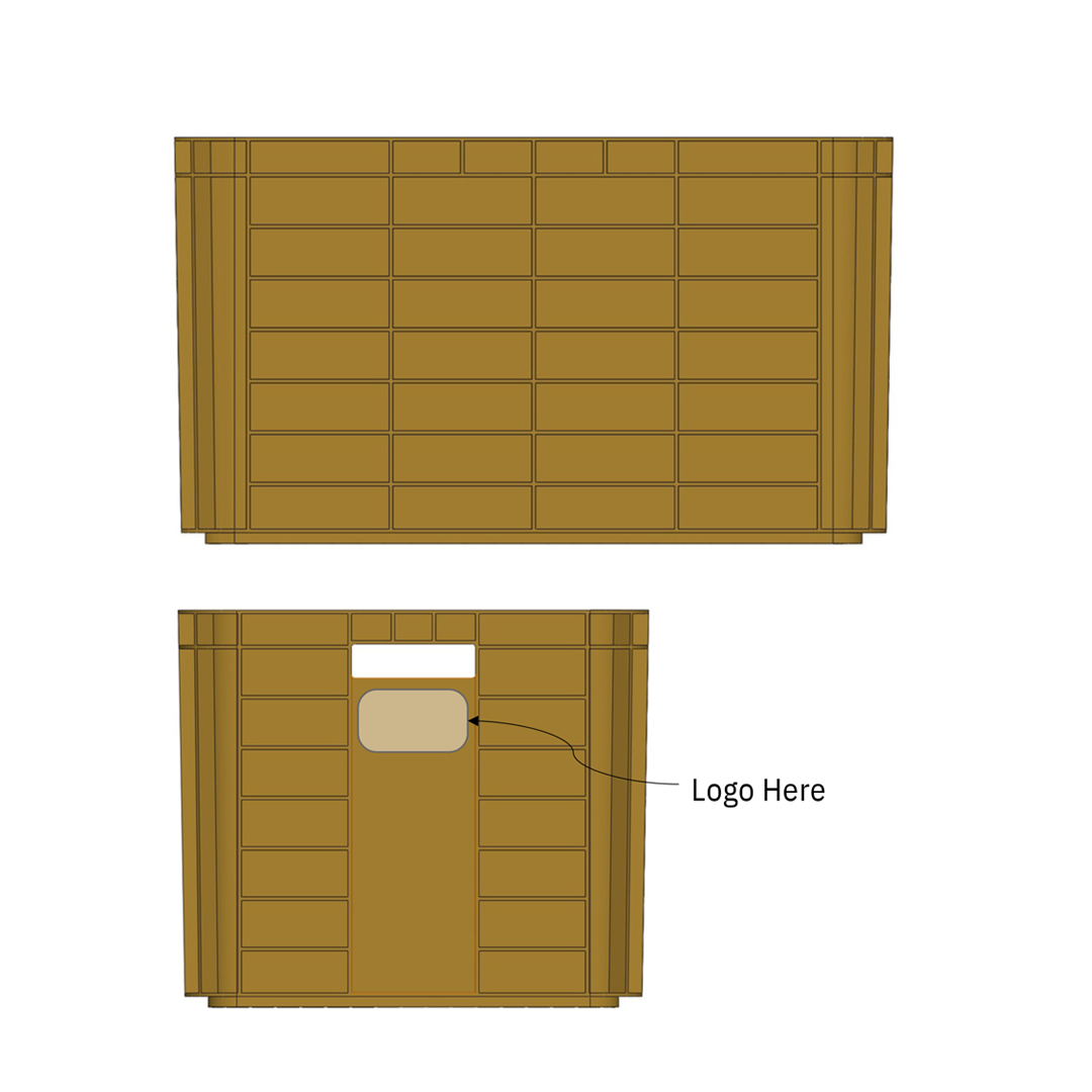 Multi-Purpose Crate – Versatile Storage Solution (600mm x 402mm x 339mm) - Ethic Solutions -