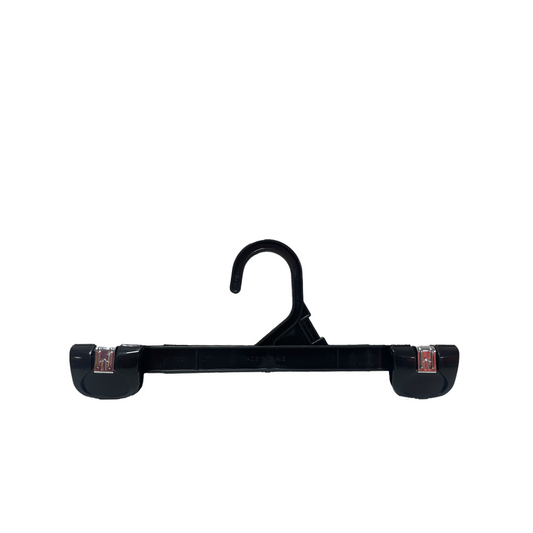 10 INCH PLASTIC BOTTOM HANGERS WITH METAL CLIPS 500 PACK - NB 1001