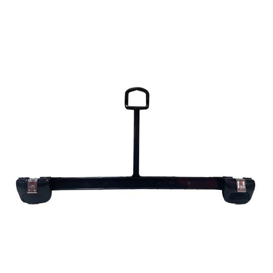 12 INCH PLASTIC BOTTOM HANGERS WITH LOOP & METAL CLIPS 500 PACK - NB 1102