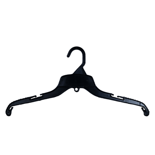19 INCH PLASTIC TOP HANGERS 500 PACK - NB 19