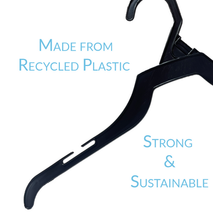 12 INCH PLASTIC TOP HANGERS 500 PACK - NB W226